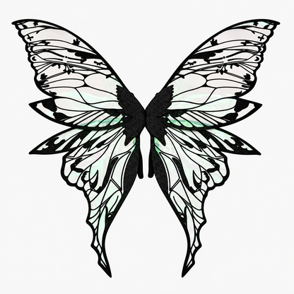 Iridescent Strapless Fairy Wings