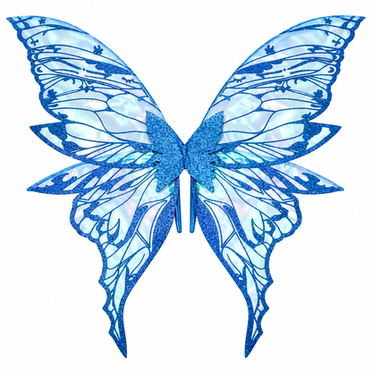 Iridescent Strapless Fairy Wings