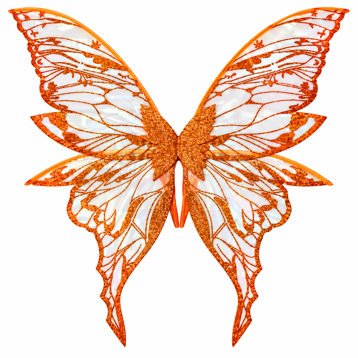 Iridescent Strapless Fairy Wings